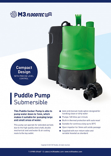 Puddle Pump Technical Document
